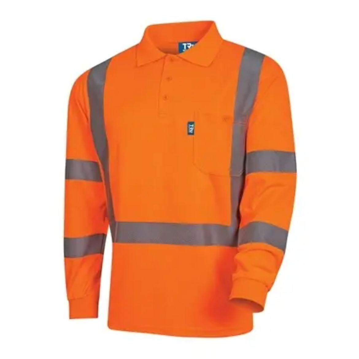 Picture of Tru Workwear, L/S NSW Rail Polo Shirt